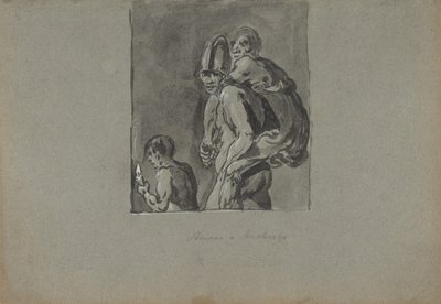 Enéias e Anquises, 1611-74. de Leonard Bramer