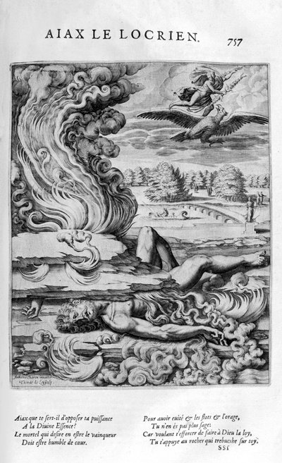 Ajax, o Menor, 1615. de Leonard Gaultier
