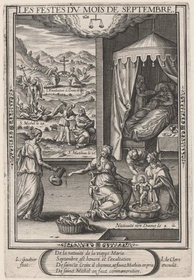 Feriados de Setembro (Setembro: Nascimento da Virgem) de Leonard Gaultier