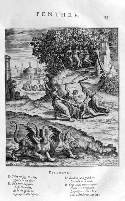 Pentheus, 1615 de Leonard Gaultier