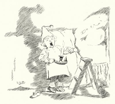 Deedle, deedle, dumpling, meu filho John (gravura) de Leonard Leslie Brooke