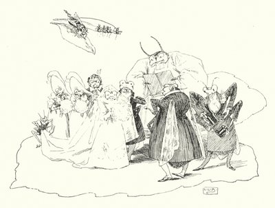 Fiddle-de-dee, fiddle-de-dee (gravura) de Leonard Leslie Brooke