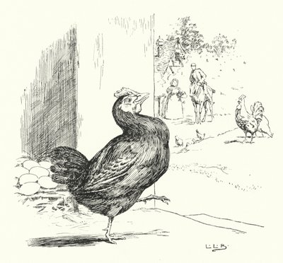 Higgley Piggley, minha galinha preta (gravura) de Leonard Leslie Brooke