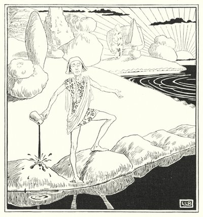 Se todo o mundo fosse torta de maçã, e todo o mar fosse tinta (gravura) de Leonard Leslie Brooke