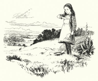 Lady bird, lady bird, voar para casa (gravura) de Leonard Leslie Brooke