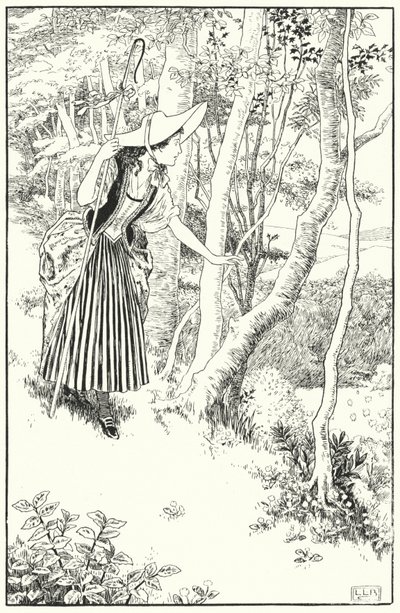 Little Bo-Peep (gravura) de Leonard Leslie Brooke