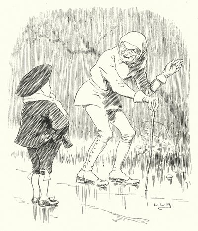 Uma manhã nublada, quando o tempo estava nublado (gravura) de Leonard Leslie Brooke