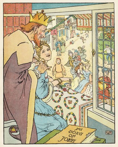 O Ganso de Ouro (litografia a cores) de Leonard Leslie Brooke