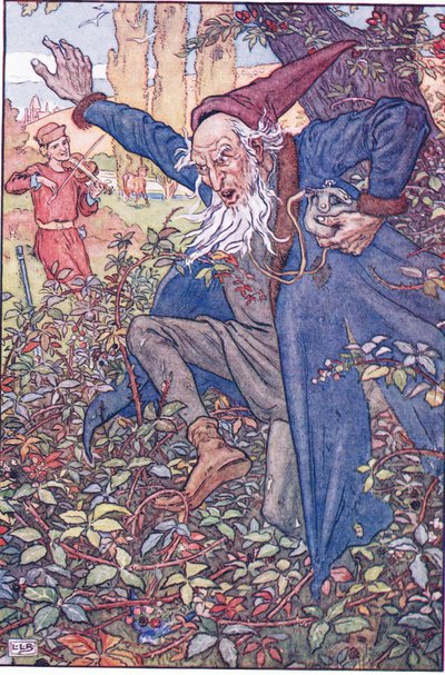 O judeu no arbusto de espinheiro, década de 1920 de Leonard Leslie Brooke