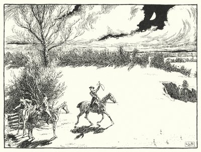 Havia três galeses joviais (gravura) de Leonard Leslie Brooke