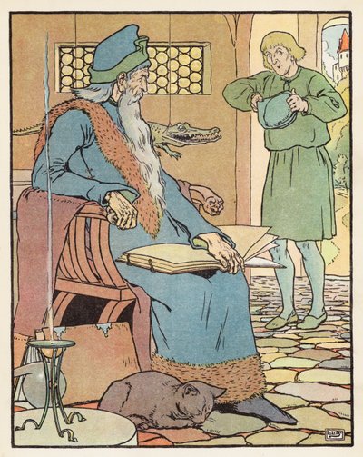 Tom Thumb (litografia a cores) de Leonard Leslie Brooke