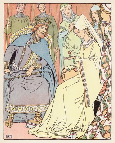 Tom Thumb (litografia a cores) de Leonard Leslie Brooke