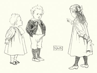 De que são feitos os meninos pequenos, feitos de; de que são feitos os meninos pequenos (gravura) de Leonard Leslie Brooke