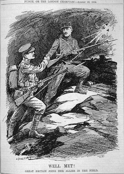 Bem cumprido! Great Britain Joins her Allies in the Field da revista 