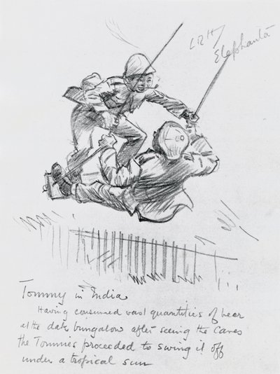 Tommy na Índia de Leonard Raven Hill