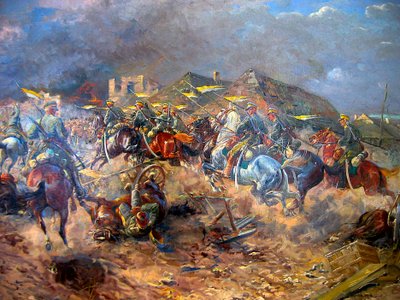 Ataque de ulanos poloneses aos bolcheviques perto de Sloutsk, 1919