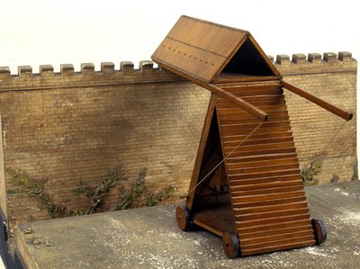 Máquina de assalto Leonardo da Vinci (Leonardo da Vinci) - Museu de Ciência e Técnicas de Leonardo da Vinci, em Milão de Leonardo da (after) Vinci