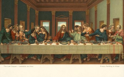 A Última Ceia (cromolitografia) de Leonardo da (after) Vinci