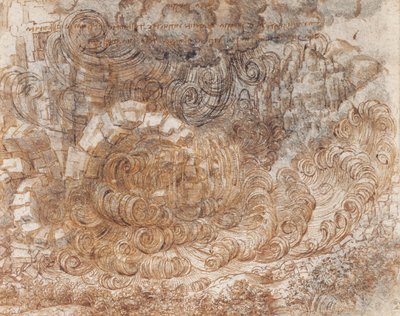 Um dilúvio de Leonardo da Vinci