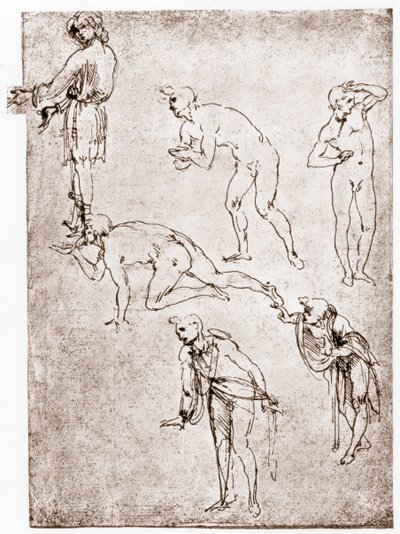 Adoração dos Pastores, c1478-1480. de Leonardo da Vinci