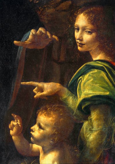 La Vierge aux rochers - A Madona dos Rochedos ... de Leonardo da Vinci