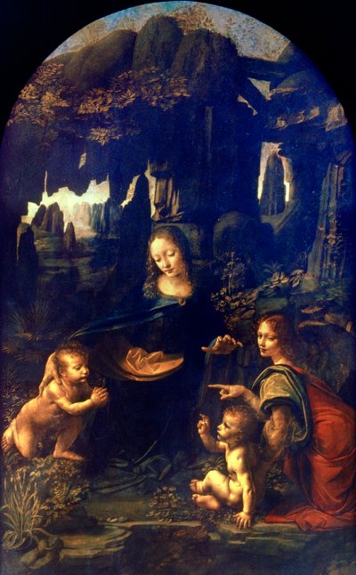 Madonna das Rochas, 1482-1486 de Leonardo da Vinci