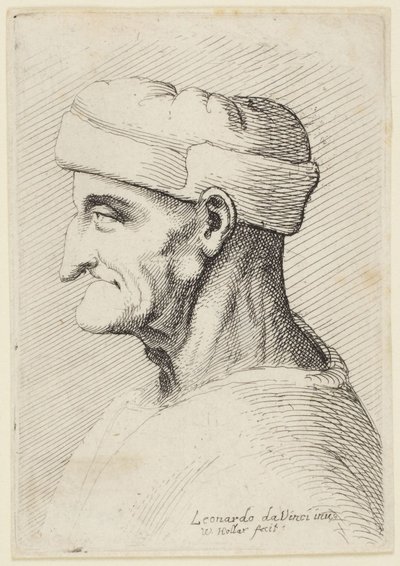 O Velho de Boné de Leonardo da Vinci
