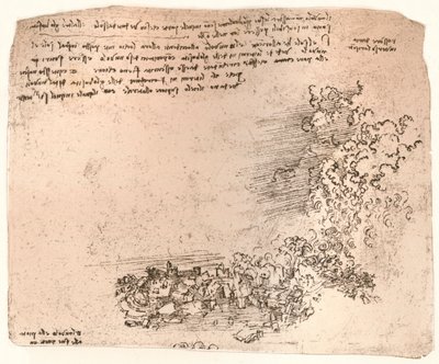 Representação de fenômenos naturais, c1472-c1519 1883 de Leonardo da Vinci