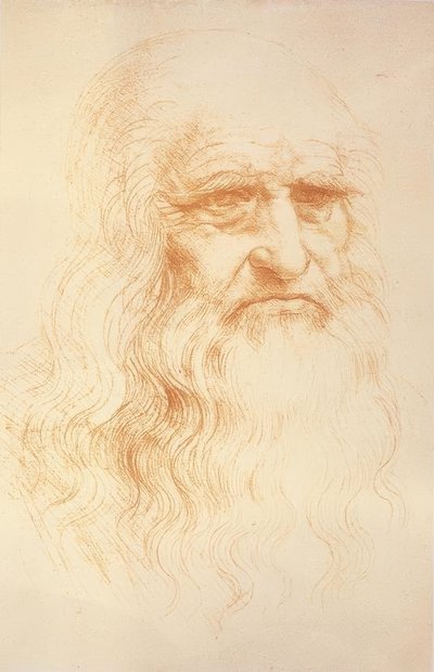 auto-retrato de Leonardo da Vinci