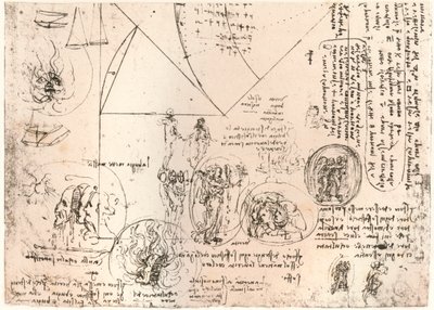 Estudos de emblemas, c1472-c1519 1883 de Leonardo da Vinci