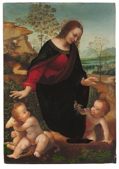 A Madona e o Menino com o Menino São João Batista de Leonardo da Vinci