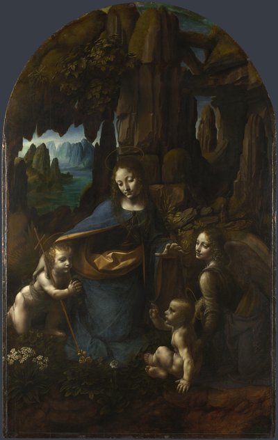 A Virgem das Rochas, entre 1492 e 1508 de Leonardo da Vinci