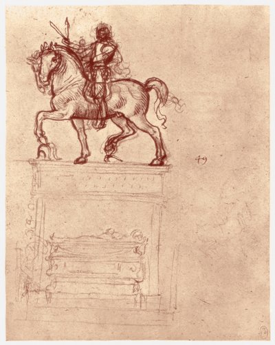 Monumento Trivulzio, c1511 de Leonardo da Vinci