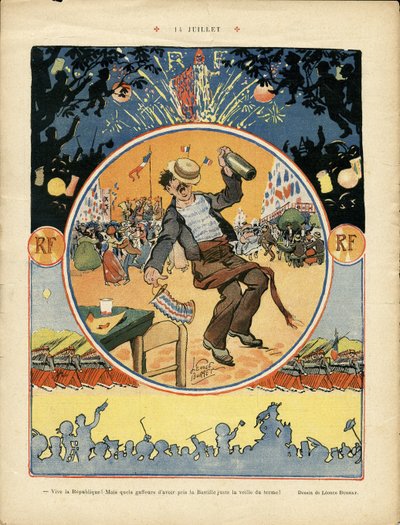 Ilustração de Leonce Burret (1865-1915) em Le Rire de Leonce Burret