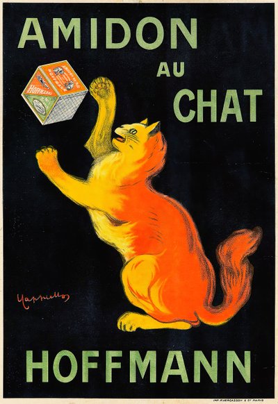 Amido de gato. de Leonetto Cappiello