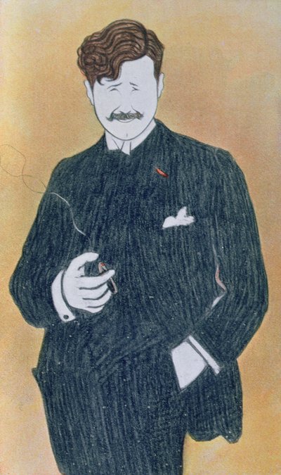 Caricatura de Georges Feydeau (1862-1921) de Leonetto Cappiello