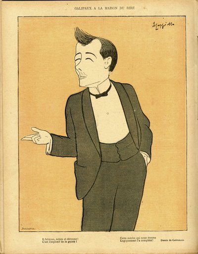 Ilustração de Leonetto Cappiello dit Cappiello (1875-1942) em Le Lire, no. 297 de Leonetto Cappiello