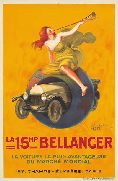 O Bellanger de 15HP, 1921. de Leonetto Cappiello