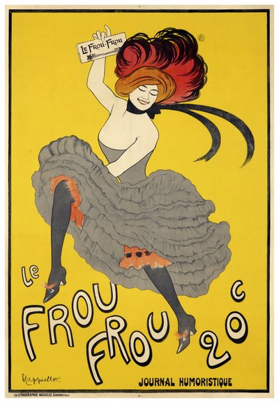 Le Frou-Frou (1899) edição inaugural de Leonetto Cappiello