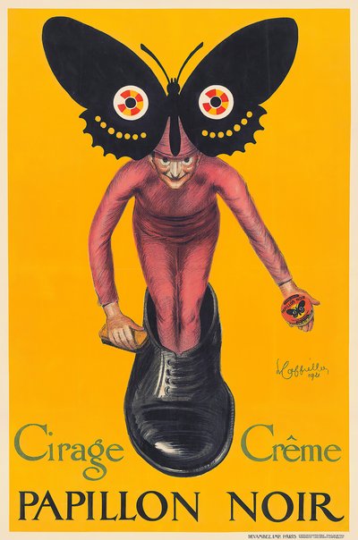 Borboleta Negra, 1921. de Leonetto Cappiello