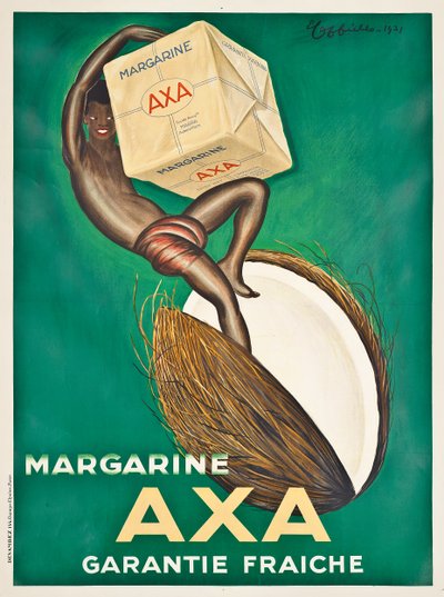 Publicidade em pôsteres Axa margarine, 1931 de Leonetto Cappiello