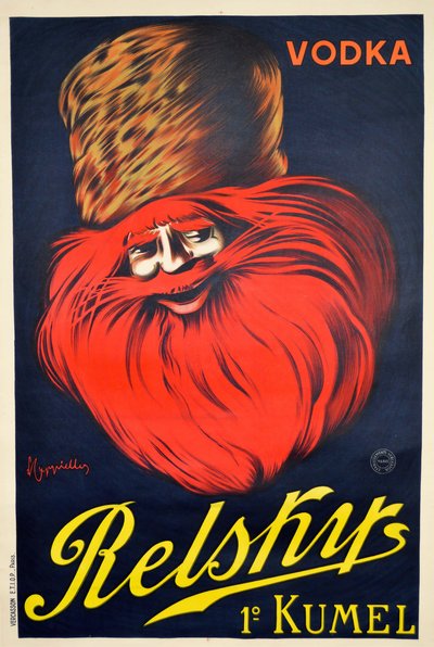 Relsky Vodka, 1925. de Leonetto Cappiello