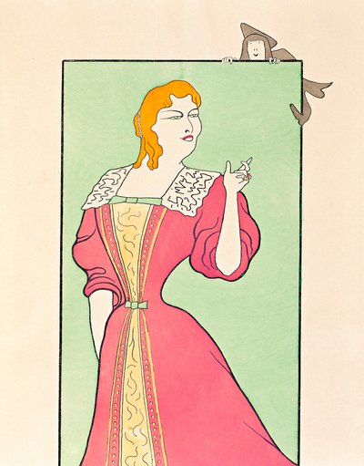 A atriz Marie-Louise (Marie Louise) Marsy (1866-1942) interpretando o personagem Elmire na peça "Tartuffe ou l