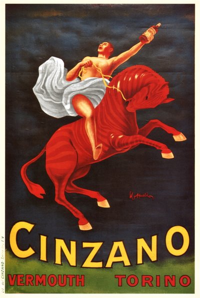 Cinzano Vermouth (cartaz) de Leonetto Cappiello