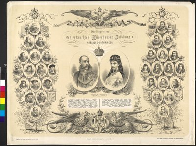 Arquiduque da Áustria Regente da nobre família imperial dos Habsburgos e dos Habsburgos da Lorena de Leonhard Bauer