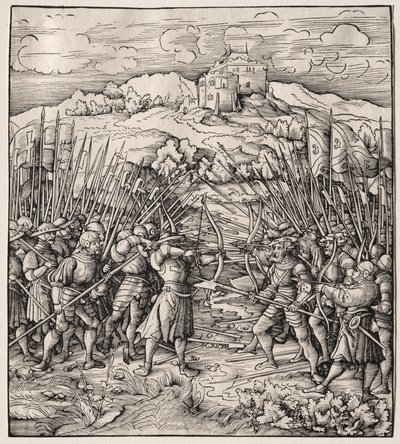 A Batalha Contra a Companhia Azul, 1512-1518. de Leonhard Beck