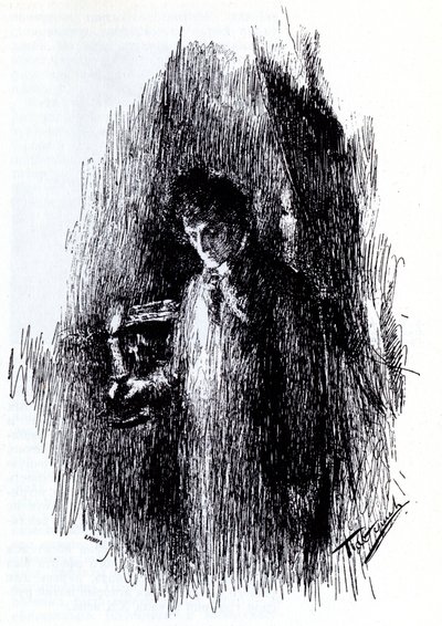 Ilustração para o drama The Masquerade de M. Lermontov, 1891 de Leonid Osipovic Pasternak