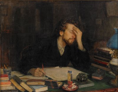 Os tormentos do trabalho criativo de Leonid Osipovic Pasternak