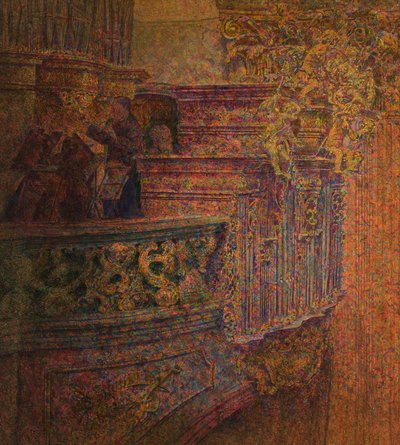 Igreja em Melk Abbey de Leopold Blauensteiner