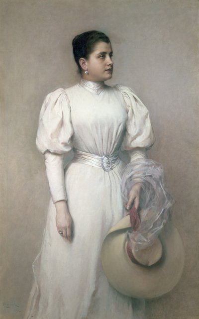 Marie Renard, cantora de ópera da Hof Opera e esposa de Kinsky, 1893 de Leopold Horovitz